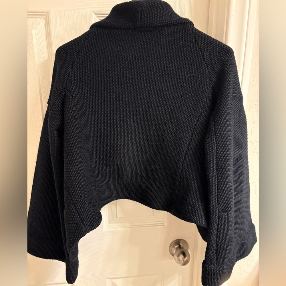 Black Cropped Jacket - image 3